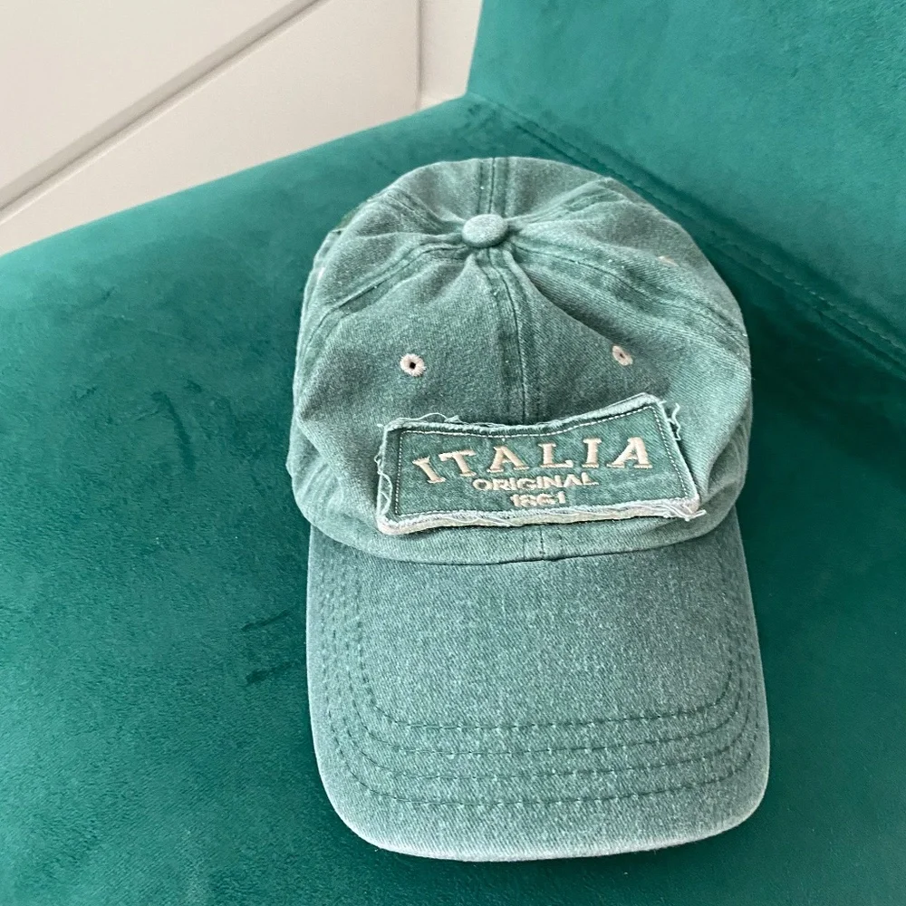 Green Vintage Wash Cap